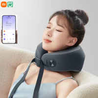 Original Xiaomi Mijia Smart Neck Massager Integrated Shoulder Neck Massage Constant Temperature Hot Compress Works with Mija APP