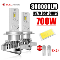 700W 300000LM H7 LED Headlight Turbo LED Head Lamp Bulb High Power H11 7035 CSP Chip 1:1 Design Mini Size Fan Car Light Fog Lamp