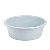 กะละมังกลมพลาสติก รุ่น  62 CM HW.GRY ความจุ 37 ลิตร สีเทา