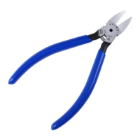 Keiba PL-726 150mm Diagonal Plier Plastic Cutter Blue PVC Handle Alloy Steel Sharp Blade Jewelers Nipper DIY Tool