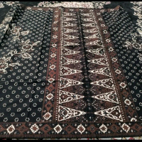 Sarung Batik, Sarung Batik Lar Gurda, Sarung Lar Gurda, Sarung Batik Semi Tulis Tradisional Kesikan 