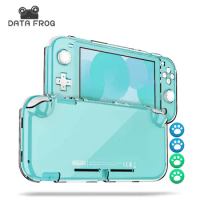 DATA FROG Anti-Slip Protective Cover Compatible-Nintendo switch Lite Game Console Full Cover Crystal Shell Case For Switch Lite