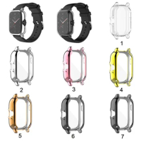 200pcs Full Coverage Protective Cover For Amazfit- GTS 2 SPlating TPU Case For Huami-Amazfit GTS 2E Smartwatch Protector