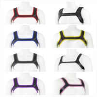 Erotic Gay Clothing Chest Harness Strap High Quality Sponge Body Cage Harness Belt Sexual Rave Tops for Fetish Men Gay