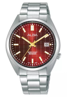Alba Alba Active - Jam Tangan Analog Wanita - Silver Red - Stainless Steel Bracelet - AG8M31X1