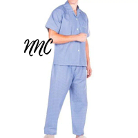 Bộ Đồ Ngủ Pijama Nam, Cỡ Nhỏ Sọc, Dài Tay, Số 33