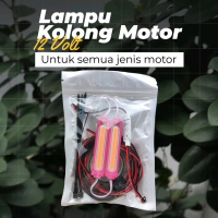 Paket lampu led kolong motor, lampu led 9 titik