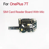 Original SIM Card Reader Board Flex Cable For Oneplus 7 Pro 7T Sim Card Reader Replacement Spare Parts