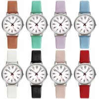 100pcs/Lot New Digital Women's Watch Simple Glow Pointer Watch Fashion Ladies's Wristwatch Wholesale