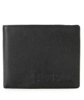Urban State - Urban Fold Leather Wallet BLACK