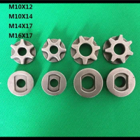 Chain saw Gear nut sprocket for 100# 115# 125# 150# Bosch Angle Grinder replacement star gear for Saw bracket Asterisk adapter
