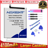 HSABAT 0 Cycle 4100mAh BN36 Battery for Xiaomi Mi A2 MiA2 Mi 6X Mi6X High Quality Mobile Phone Replacement Accumulator
