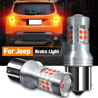 2pcs LED Brake Light Blub Lamp P21W BA15S 1156 Canbus No Error For Jeep Renegade 2014 2015 2016 2017 2018 2019 2020