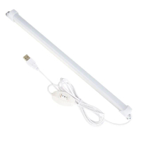 【新一代】線控USB超薄磁吸LED燈管/燈條42CM(可接行動電源使用)