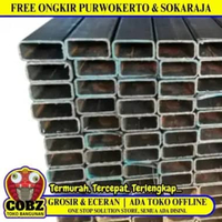 1.3 MM x 4 CM x 4 CM x 6 M / TM Stal Holo Pipa Kotak Besi Batang