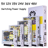 LRS Series 35 50 75 100 150 200 350W 5V 12V 15V 24V 36V 48V เอาต์พุตเดี่ยว Switching Power Supply LR