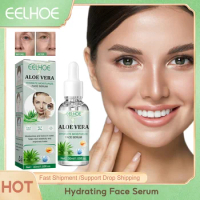 Hydrating Face Serum Deeply Nourishing Moisturizing Dry Skin Improve Roughness Smooth Tender Facial Aloe Vera Purifying Essence