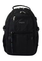 Pierre Cardin PIERRE CARDIN 47CM POLY MULTI ZIP BACKPACK  - 47110282