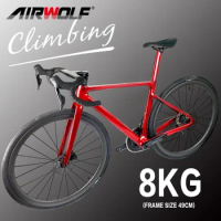 Airwolf T1100 Carbon Road Frame 700*38c Carbon Bike Disc Brake Full Inner Cable Routing Bicycle BB86 Bike12*142mm Axle Frameset