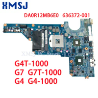 XMSJ1 For HP Pavilion G4T-1000 G7 G7T-1000 G4 G4-1000 Laptop Motherboard DA0R12MB6E0 636372-001 HM55 HD6470M 1GB Free CPU