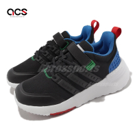 adidas x LEGO Racer TR21 EL K 童鞋 中大童 黑 藍 樂高 聯名 積木 運動鞋 愛迪達 HQ1314