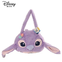 Disney Genuine Star Trek Baby Stitch Angel Plush Doll Large Capacity Shoulder Bag Handbag