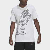 Adidas Disney Tee 2 [HC0646] 男 短袖 上衣 T恤 運動 休閒 迪士尼 高飛 愛迪達 白