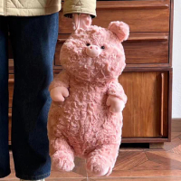 40cm Squishy Simulation Pig Stuffed Doll Plush Piggy Toy Animal Soft Plushie Pillow Cushion Kids Baby Comforting Gift
