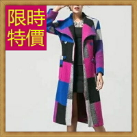 毛呢外套羊毛大衣-保暖長版女風衣62v43【韓國進口】【米蘭精品】