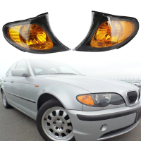 ไฟมุม, สำหรับ BMW 02-05 E46 3-SERIES 4D ซีดาน, โคมไฟเลี้ยว, เลนส์สีเหลือง