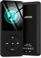 AGPTEK A02S 16GB MP3 Player 70 Hours Playback Lossless Sound Music Player Supports up to 128GB Rose 
