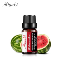 Watermelon 10ml Pure Fruit Fragrance Oil Diffuser Essential Oils Lime Coconut Aroma Flavoring Oil for Spa Candle Soap Making