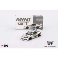 Mini GT 895 LB Super Silhouette Nissan Silvia S15 #555 Sailun 2023 Formula Drift Japan