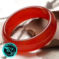 Gelang Batu Giok Merah Asli Tiongkok Garansi Asli Natural / Gelang Pria & Wanita