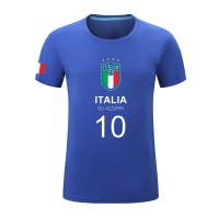 意大利Italy足球衣訓練服隊服運動主客場國家隊夏季新款純棉短袖