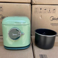 1.2L Intelligent Fun Mini Rice Cooker Retro Green Electric Rice Cooker Home Appliances Electric Cooker Food Warmer