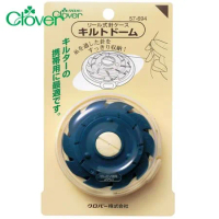日本可樂牌Clover攜帶型旋轉式收納線針收納盒針線盒57-694裁縫針線收納盒(10格;針線不打結)