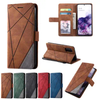 Luxury Leather Flip S8 S9 Plus S10 S20 FE S21 S22 S23 S24 Ultra Phone Case For Samsung Galaxy Note 10 20 Wallet Stand Bag Cover