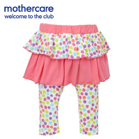 mothercare 專櫃童裝 粉色點點裙子連內搭褲 (12-36個月)