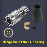 Audio Jack For Mr Speakers Ether Alpha Dog Prime 4 Pin Connector Headphone Plug Male Speaker Terminal Consumer Electronics