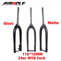 Rigid Fork MTB 29 Mountain Bike Fork Boost 110*15mm Bicycle Accessories Max Wheels Size 29er*3 Inch Carbon Bike Front Fork