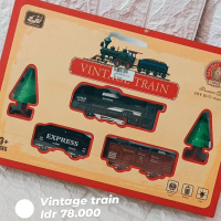 MAINAN ANAK VINTAGE TRAIN KERETA JADUL REL TOYS / KID TOYS CLASSIC TRAIN HARRY POTTER NARNIA FOR KID