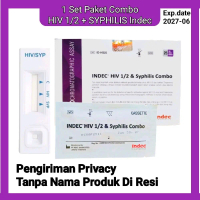 Rapid Tes Kombo One Step HIV & Sifilis Combo indec,iOriginal AKD. Paket Combo HIV 1/2 & Sifilis Orig