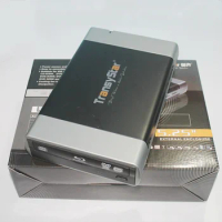 External Alloy Portable USB 3.0 SATA to SATA Enclosure Case For 5.25" CD DVD ROM Burner Writer BD DVD CD box Case