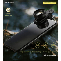 APEXEL 100mm Macro Lens Camera Phone Lens 4K HD Super Macro Lenses for iPhone for Samsung All Smartphone, Only Lens
