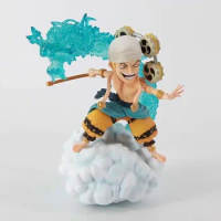 Anime ONE PIECE God Enel Battle Ver. GK PVC Action Figure Statue Collection Model Kids Toys Doll Gifts 11cm