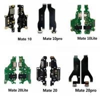 New Microphone Module+USB Charging Port Board Flex Cable Connector Parts For Huawei Mate 20 10 9 Pro Lite P Smart Plus 2019 Z