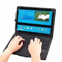 New PU Cover Stand Case with Keyboard for Samsung Galaxy Book Galaxy TabPro S2 S Galaxy Tab Pro P900 T900 12-inch Keyboard Case