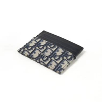 Dompet CHRISTIAN DIOR OBLIQUE BEIGE CARD HOLDER 100% ORIGINAL 10X8CM