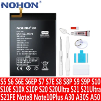 NOHON Li-ion Battery For Samsung Galaxy S20 Ultra S21 FE S10e S10x S10 Plus Note 10 8 S9 S8 A50 S7 Edge S6 S5 A30S A30 Batteries